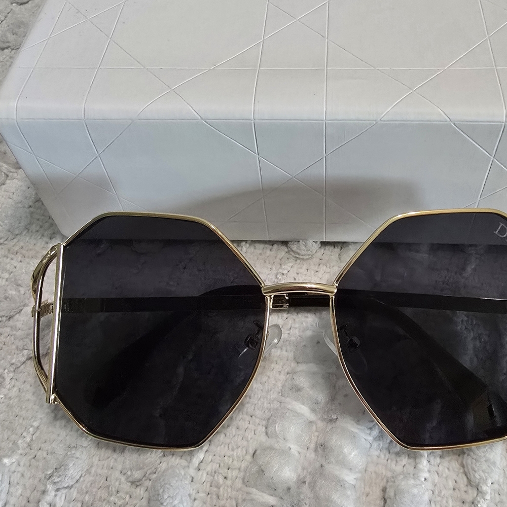 New Gold and Black Sunglasses